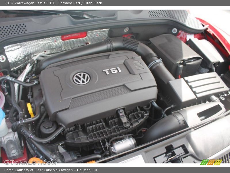 Tornado Red / Titan Black 2014 Volkswagen Beetle 1.8T