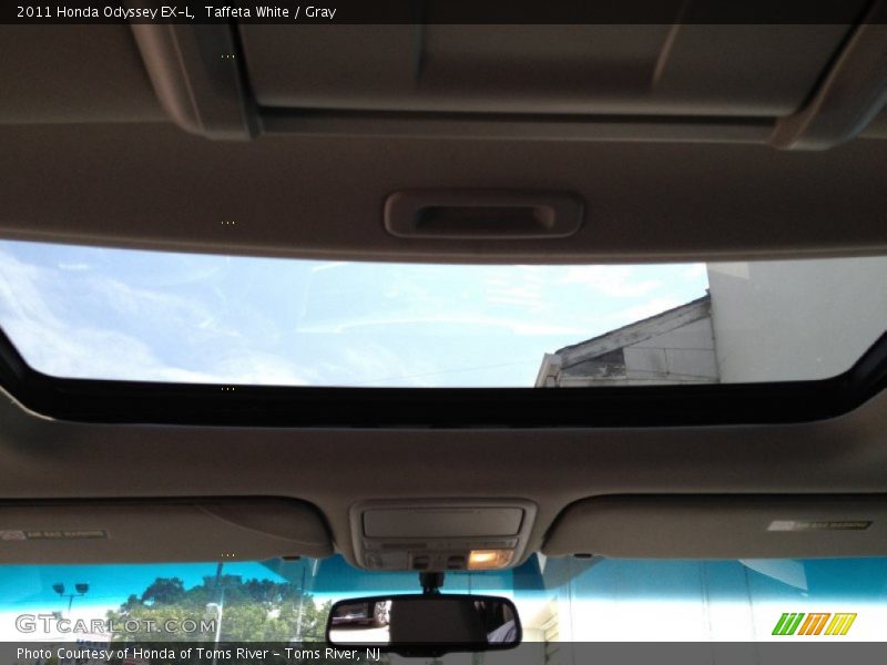 Taffeta White / Gray 2011 Honda Odyssey EX-L