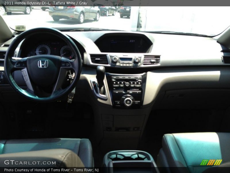 Taffeta White / Gray 2011 Honda Odyssey EX-L
