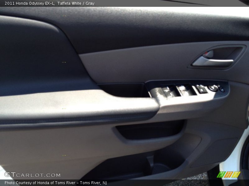 Taffeta White / Gray 2011 Honda Odyssey EX-L