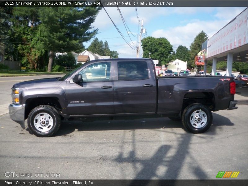 Tungsten Metallic / Jet Black/Dark Ash 2015 Chevrolet Silverado 2500HD WT Crew Cab 4x4