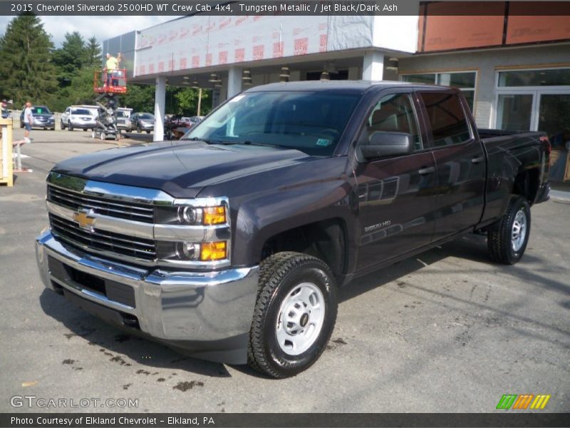 Tungsten Metallic / Jet Black/Dark Ash 2015 Chevrolet Silverado 2500HD WT Crew Cab 4x4