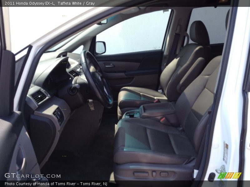 Taffeta White / Gray 2011 Honda Odyssey EX-L