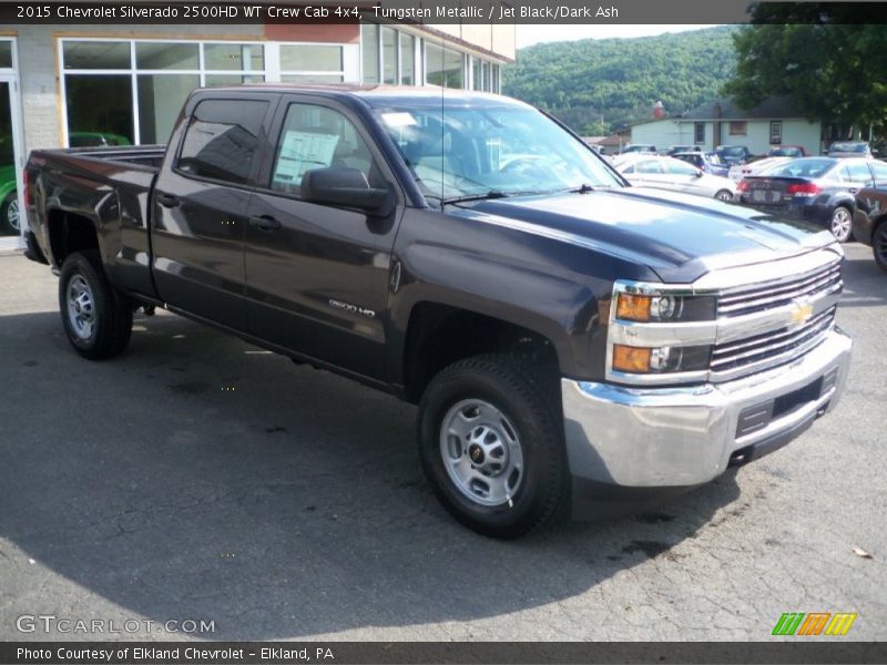 Tungsten Metallic / Jet Black/Dark Ash 2015 Chevrolet Silverado 2500HD WT Crew Cab 4x4