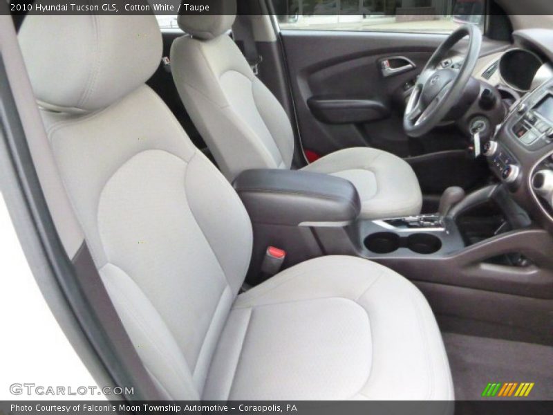 Cotton White / Taupe 2010 Hyundai Tucson GLS