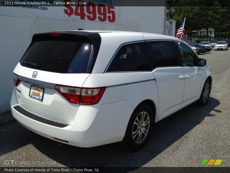 Taffeta White / Gray 2011 Honda Odyssey EX-L