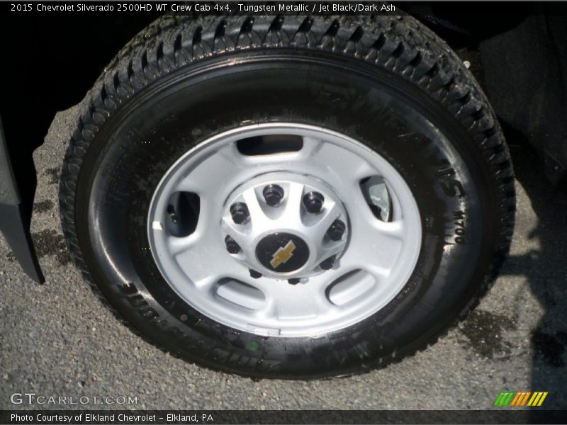 Tungsten Metallic / Jet Black/Dark Ash 2015 Chevrolet Silverado 2500HD WT Crew Cab 4x4