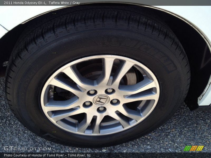 Taffeta White / Gray 2011 Honda Odyssey EX-L
