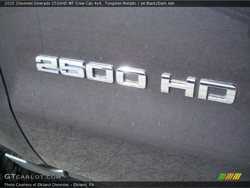 Tungsten Metallic / Jet Black/Dark Ash 2015 Chevrolet Silverado 2500HD WT Crew Cab 4x4