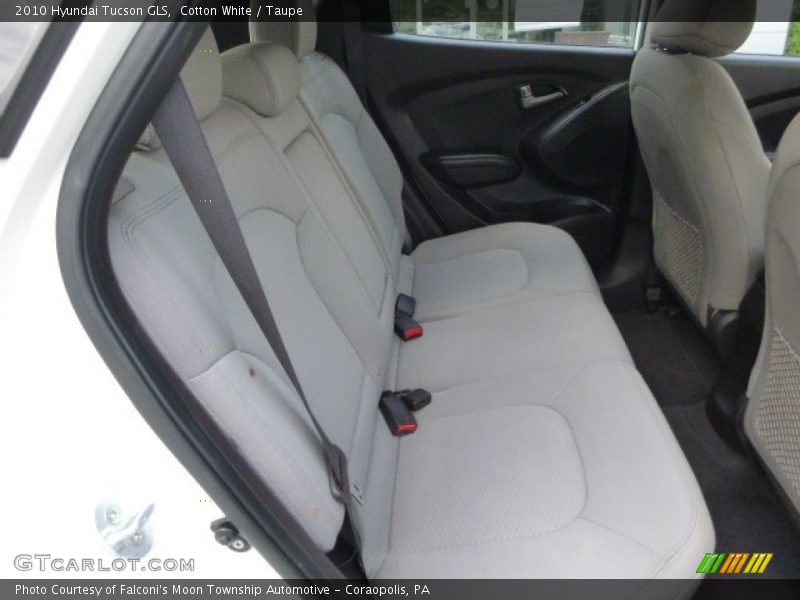 Cotton White / Taupe 2010 Hyundai Tucson GLS