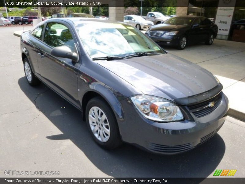 Slate Metallic / Gray 2009 Chevrolet Cobalt LS Coupe