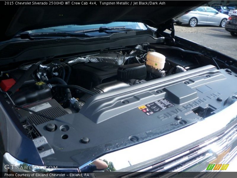 Tungsten Metallic / Jet Black/Dark Ash 2015 Chevrolet Silverado 2500HD WT Crew Cab 4x4
