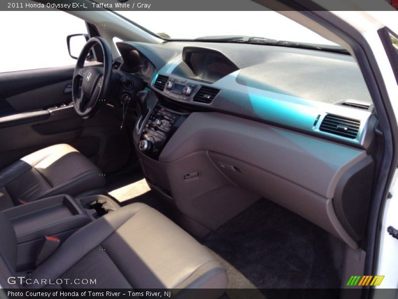 Taffeta White / Gray 2011 Honda Odyssey EX-L