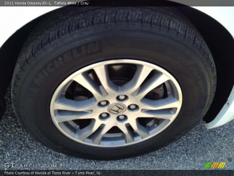 Taffeta White / Gray 2011 Honda Odyssey EX-L