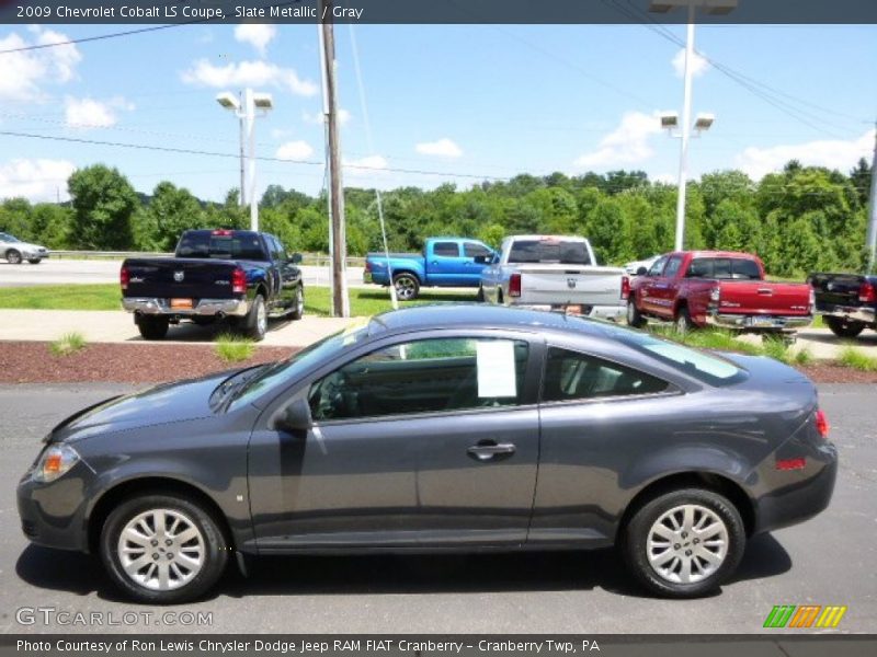 Slate Metallic / Gray 2009 Chevrolet Cobalt LS Coupe