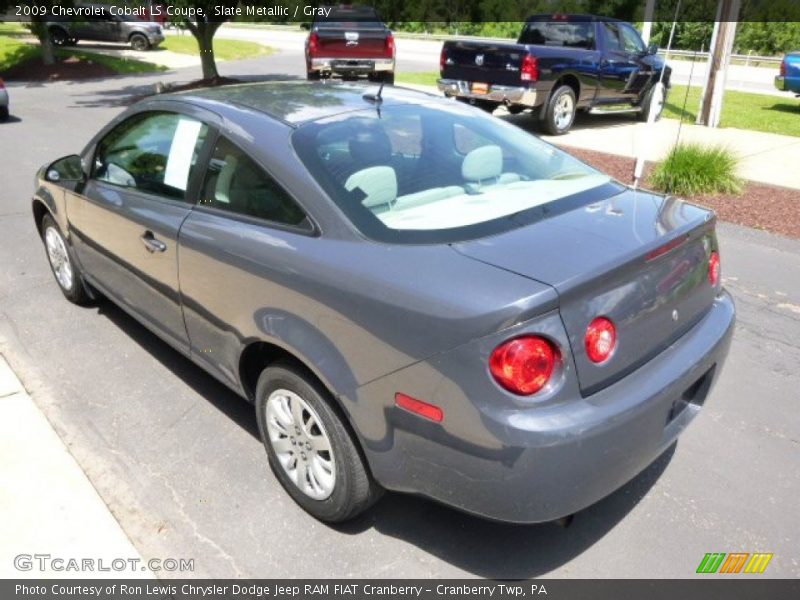 Slate Metallic / Gray 2009 Chevrolet Cobalt LS Coupe