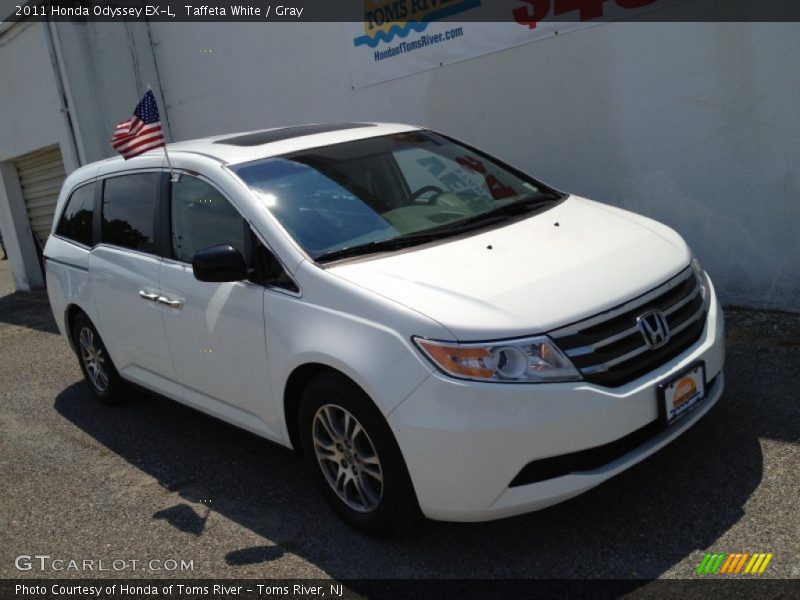 Taffeta White / Gray 2011 Honda Odyssey EX-L