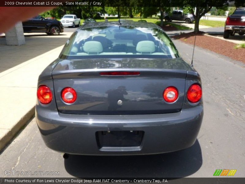 Slate Metallic / Gray 2009 Chevrolet Cobalt LS Coupe