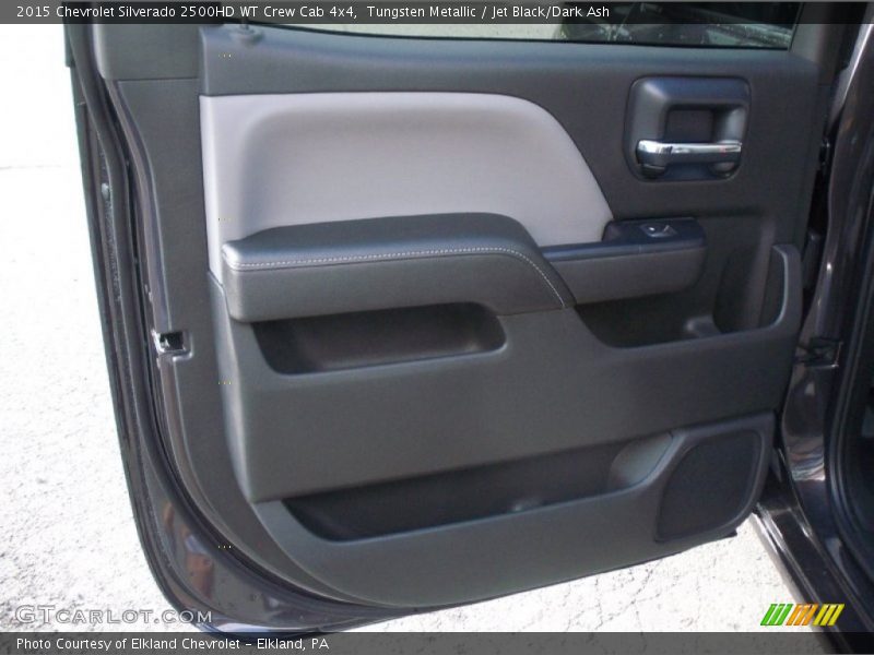 Tungsten Metallic / Jet Black/Dark Ash 2015 Chevrolet Silverado 2500HD WT Crew Cab 4x4
