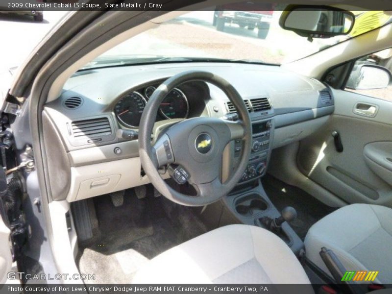 Slate Metallic / Gray 2009 Chevrolet Cobalt LS Coupe