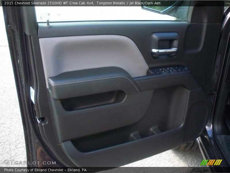 Tungsten Metallic / Jet Black/Dark Ash 2015 Chevrolet Silverado 2500HD WT Crew Cab 4x4