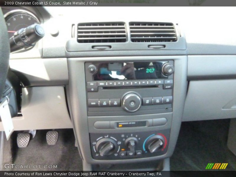 Slate Metallic / Gray 2009 Chevrolet Cobalt LS Coupe
