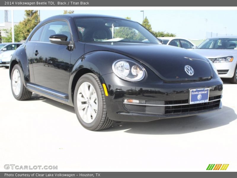 Black / Titan Black 2014 Volkswagen Beetle TDI
