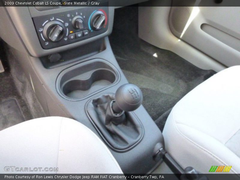 Slate Metallic / Gray 2009 Chevrolet Cobalt LS Coupe