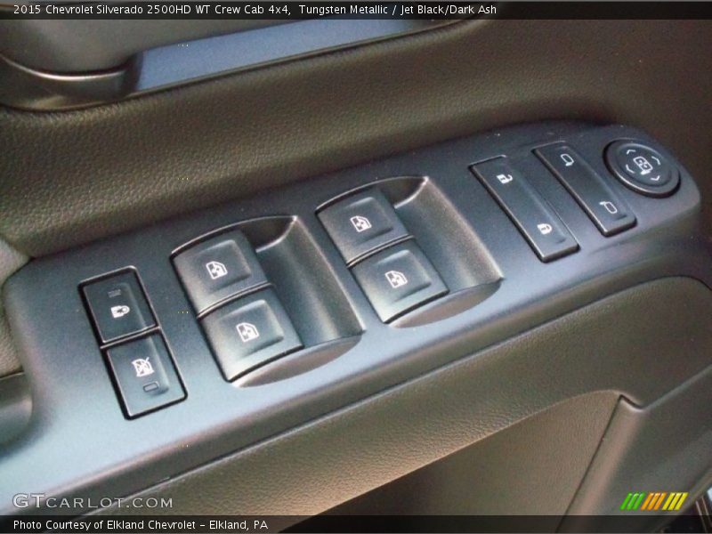 Tungsten Metallic / Jet Black/Dark Ash 2015 Chevrolet Silverado 2500HD WT Crew Cab 4x4