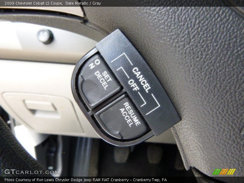 Slate Metallic / Gray 2009 Chevrolet Cobalt LS Coupe