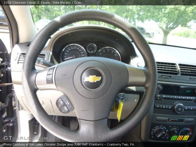 Slate Metallic / Gray 2009 Chevrolet Cobalt LS Coupe
