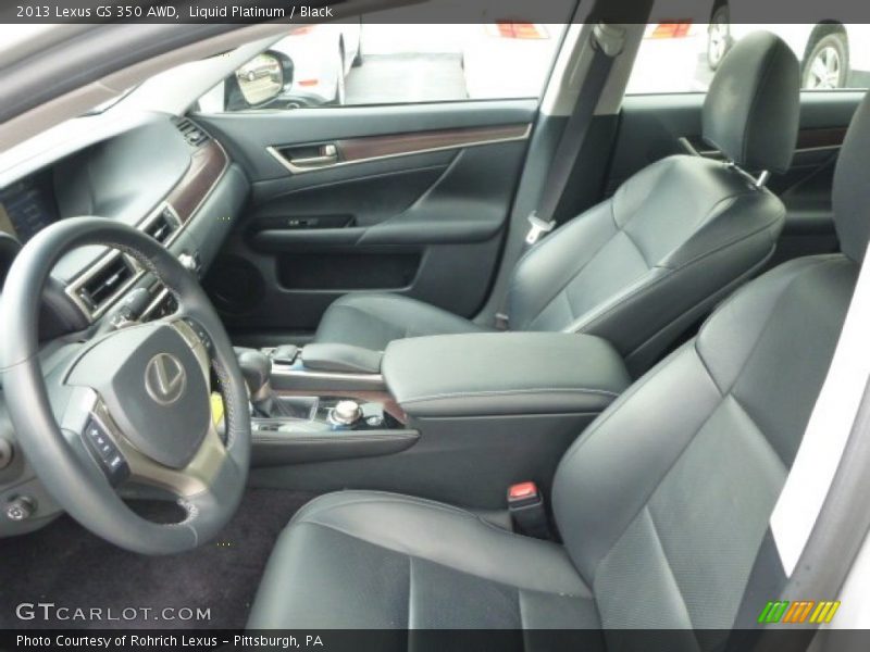 Liquid Platinum / Black 2013 Lexus GS 350 AWD