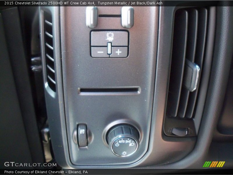 Tungsten Metallic / Jet Black/Dark Ash 2015 Chevrolet Silverado 2500HD WT Crew Cab 4x4