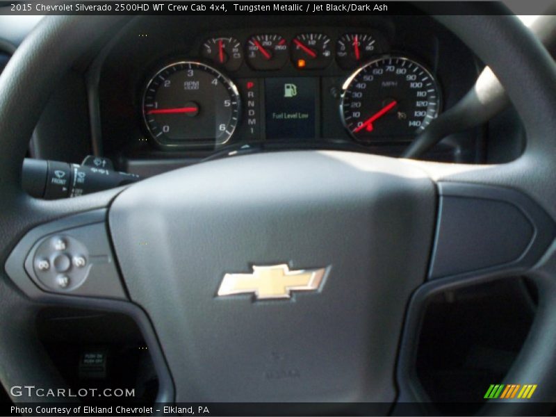 Tungsten Metallic / Jet Black/Dark Ash 2015 Chevrolet Silverado 2500HD WT Crew Cab 4x4