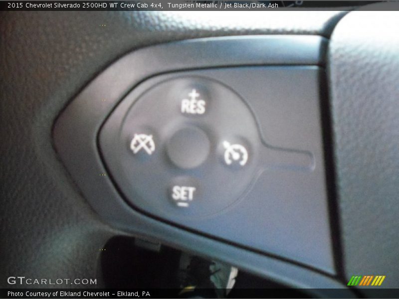 Tungsten Metallic / Jet Black/Dark Ash 2015 Chevrolet Silverado 2500HD WT Crew Cab 4x4