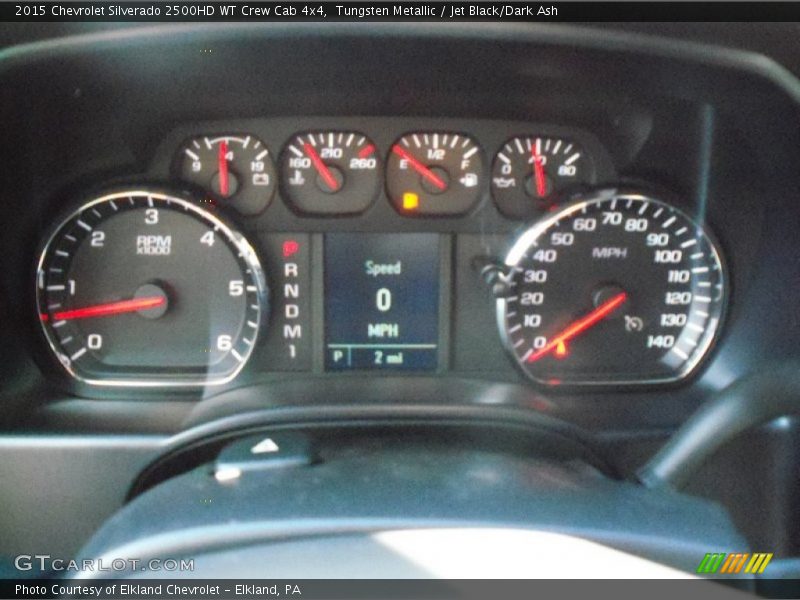 Tungsten Metallic / Jet Black/Dark Ash 2015 Chevrolet Silverado 2500HD WT Crew Cab 4x4