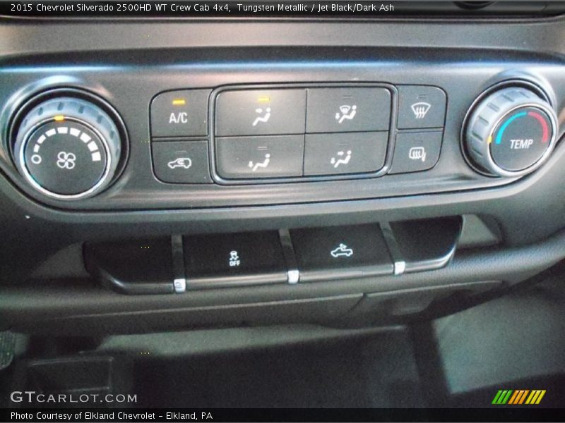 Tungsten Metallic / Jet Black/Dark Ash 2015 Chevrolet Silverado 2500HD WT Crew Cab 4x4