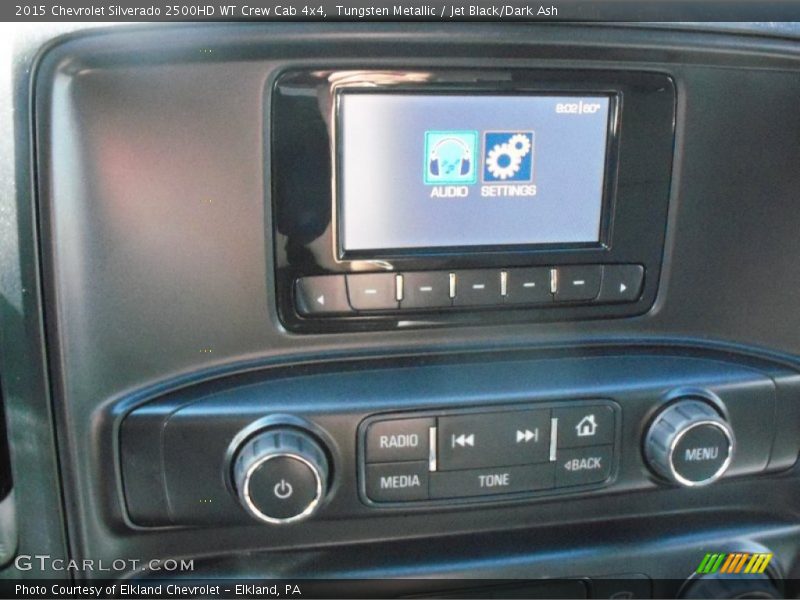 Tungsten Metallic / Jet Black/Dark Ash 2015 Chevrolet Silverado 2500HD WT Crew Cab 4x4