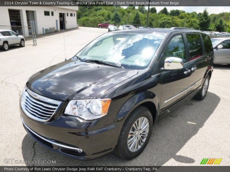 Mocha Java Pearl Coat / Dark Frost Beige/Medium Frost Beige 2014 Chrysler Town & Country Touring-L