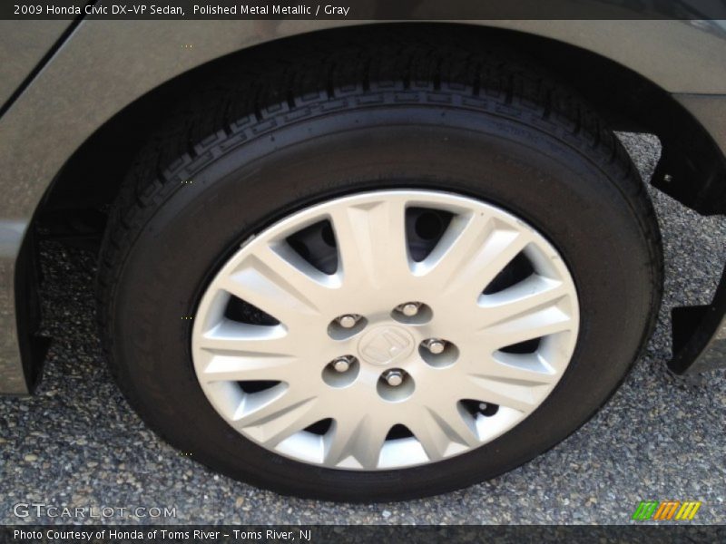 Polished Metal Metallic / Gray 2009 Honda Civic DX-VP Sedan