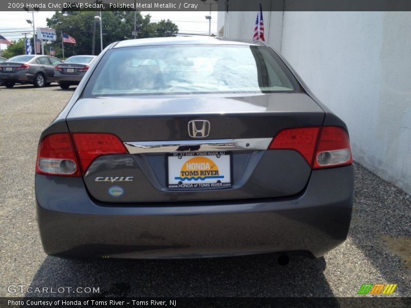 Polished Metal Metallic / Gray 2009 Honda Civic DX-VP Sedan