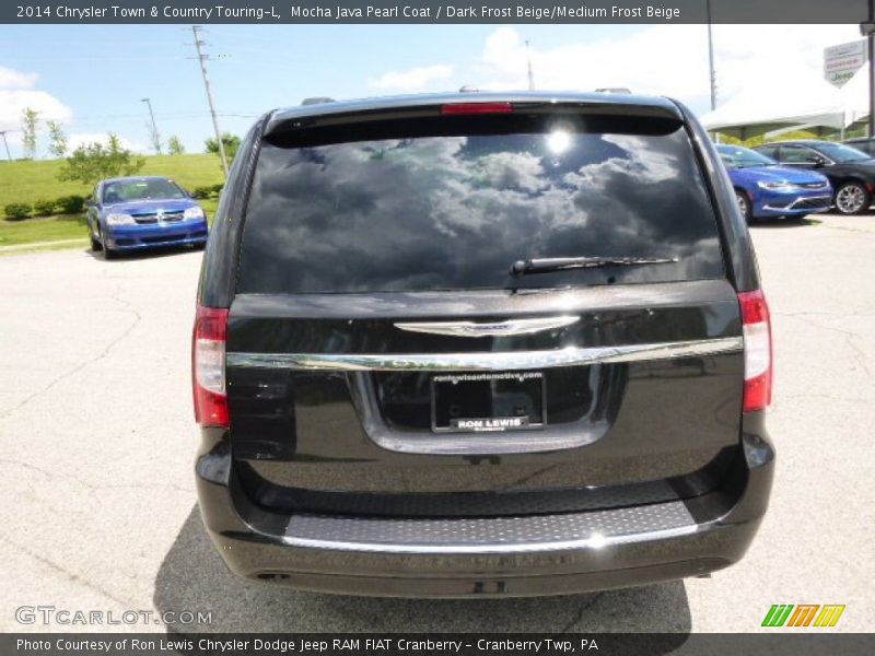 Mocha Java Pearl Coat / Dark Frost Beige/Medium Frost Beige 2014 Chrysler Town & Country Touring-L