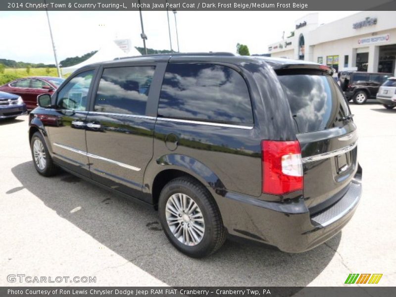 Mocha Java Pearl Coat / Dark Frost Beige/Medium Frost Beige 2014 Chrysler Town & Country Touring-L