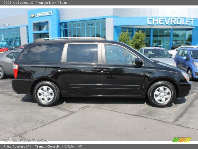 Midnight Black / Beige 2006 Kia Sedona LX