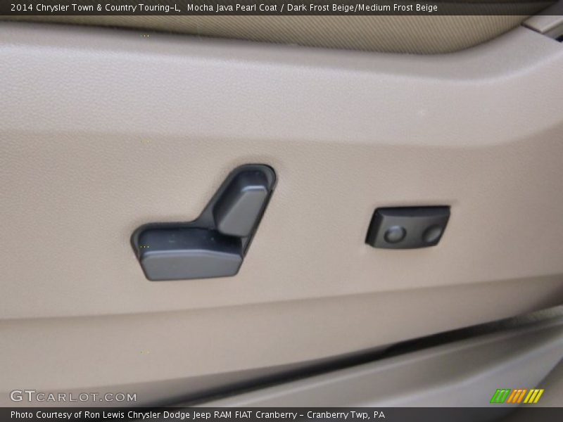 Mocha Java Pearl Coat / Dark Frost Beige/Medium Frost Beige 2014 Chrysler Town & Country Touring-L