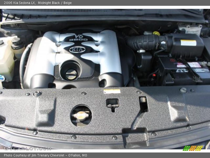 Midnight Black / Beige 2006 Kia Sedona LX