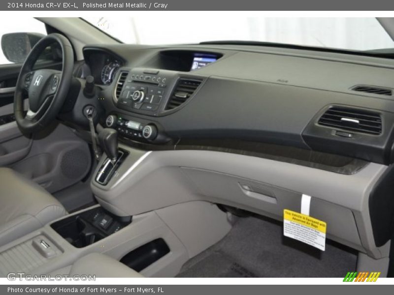 Polished Metal Metallic / Gray 2014 Honda CR-V EX-L