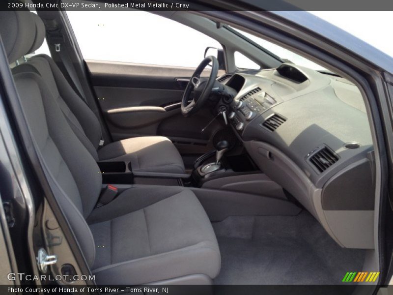 Polished Metal Metallic / Gray 2009 Honda Civic DX-VP Sedan