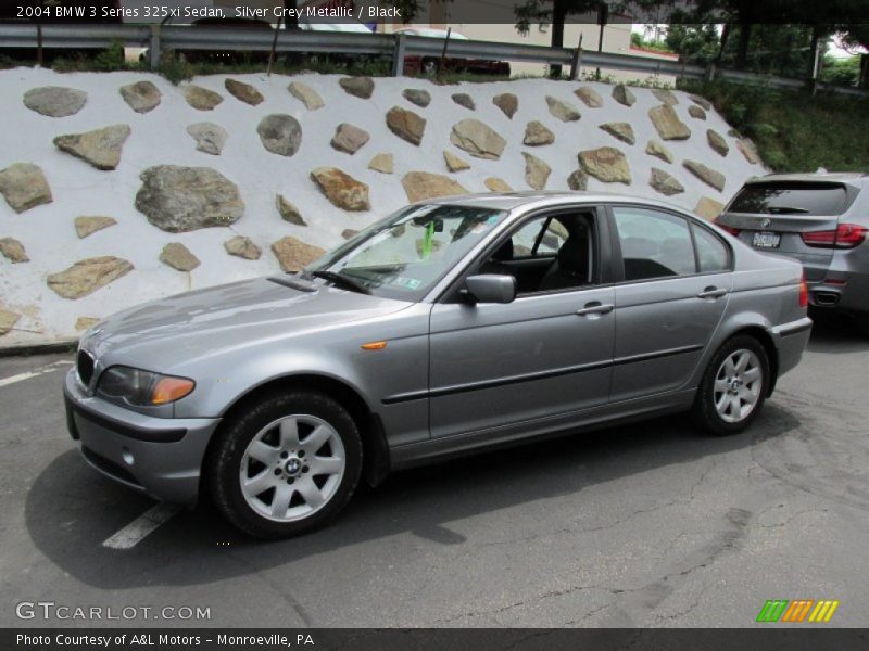 Silver Grey Metallic / Black 2004 BMW 3 Series 325xi Sedan