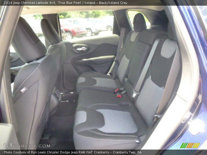True Blue Pearl / Iceland - Black/Iceland Gray 2014 Jeep Cherokee Latitude 4x4